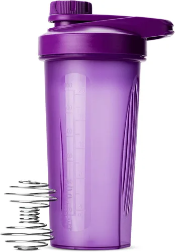 Miniatura 12 de Mr. Pen - Botellas agitadoras para mezclas de proteínas con tapa giratoria, 28 onzas, botella mezcladora de proteínas negras con bola batidora