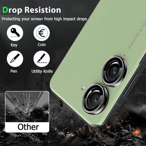 Miniatura 6 de [Paquete de 2 protectores de lente de cámara para Asus ZenFone 10, resistentes a los arañazos y claridad HD, ultrafina, cubierta de lente de metal