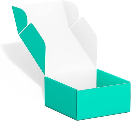 Miniatura 7 de Paquete de 50 cajas de envío pequeñas de cartón, cajas de estraza, cajas de regalo (4 x 6 x 2 pulgadas, color blanco)