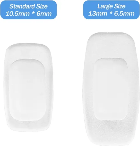 Miniatura 4 de 5 pares de almohadillas de nariz de repuesto deslizantes para la nariz, piezas cuadradas de silicona para la nariz, protectores para lentes, lentes