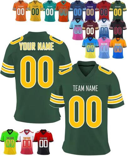 Camiseta de fútbol personalizada con nombre del equipo y números impresos personalizados, uniformes deportivos para hombres, mujeres, jóvenes