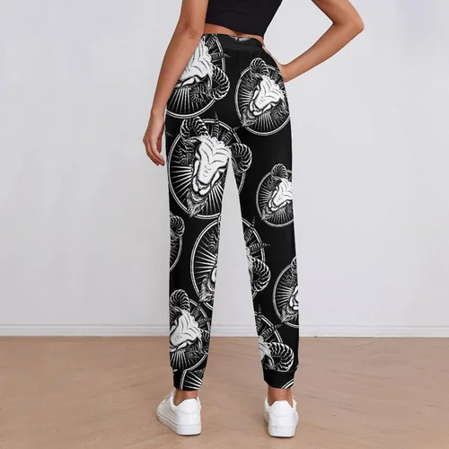 Miniatura 3 de Baphomet Head Womens Sweatpants High Waisted Jogger Pants Trousers with Pockets