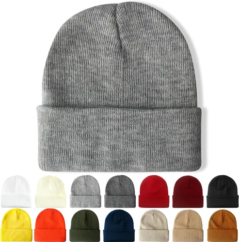 Miniatura 10 de NPQQUAN Beanie for Men Women Winter Hats for Mens Beanie Cuffed Knit Beanies Skull Cap