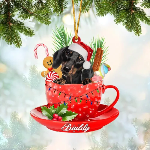 Miniatura 88 de Alaskan Malamute - Adorno acrílico personalizado para perro en taza, adorno de Navidad personalizado para perro 2023, decoración de árbol