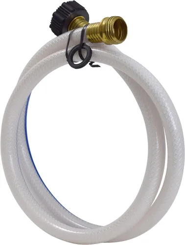 Miniatura 2 de Valterra AquaFresh Manguera de agua potable de alta presión, conexión de manguera de agua para caravana, 1/2 pulgadas x 4 pies, color blanco