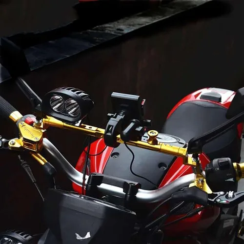 Miniatura 3 de Manillar de motocicleta Palanca de equilibrio de barra cruzada para Yamaha MT03 MT-03 MT-07 FZ-07 MT10 MT09 MT15 MT25 MT125 (Color negro, tamaño: 1)