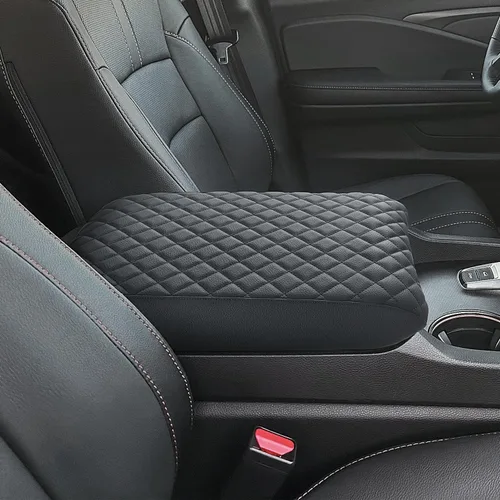 Miniatura 6 de Funda para Consola Central PIMCAR para Honda Pilot 2023-2025 2026, Funda para Reposabrazos Personalizada de Cuero para Interior de Honda