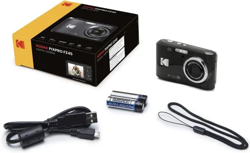 Miniatura 8 de KODAK PIXPRO FZ45-BK - Cámara digital de 16 MP con zoom óptico 4X de 1.063 in de gran angular 1080P, video Full HD de 2.7 pulgadas, cámara LCD