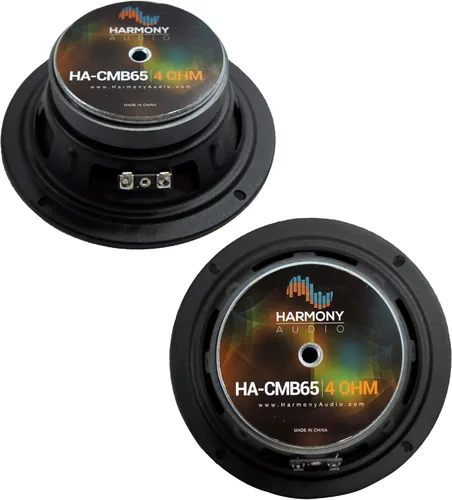 Miniatura 4 de Harmony Audio HC-CMB65 Estéreo para Coche Cabron Mediados Bajo Rango Medio 6.5" Altavoces 4 Ohm