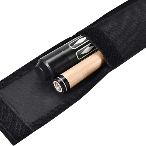 Miniatura 4 de Estuche de transporte para taco de billar negro, 32 pulgadas de largo, bolsa de almacenamiento para taco de billar
