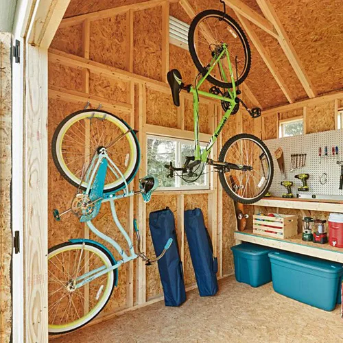 Miniatura 5 de SMARTOLOGY Paquete de 8 ganchos de almacenamiento para colgar bicicletas, ganchos grandes resistentes para almacenamiento de bicicletas en pared