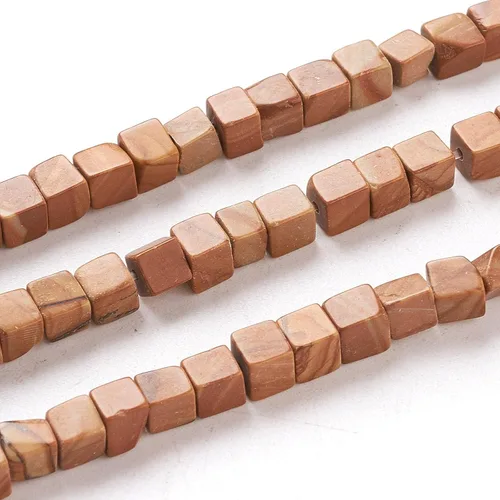 Miniatura 10 de KISSITTY 180 cuentas espaciadoras de piedras preciosas de jaspe azul natural de 0.157 pulgadas (0.157 in), cuentas de cristal semipreciosas, mini