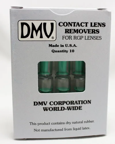 DMV Removedor clásico de lentes de contacto duro ventilado (azul, 1 paquete)