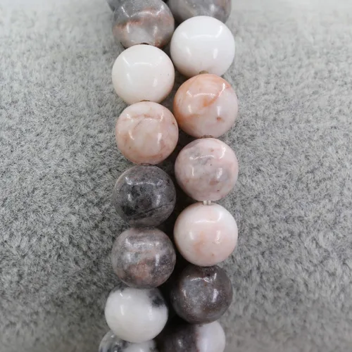 Miniatura 121 de Amandastone Pulsera elástica de cuentas redondas de 0.315 in con piedras preciosas naturales de 7 pulgadas