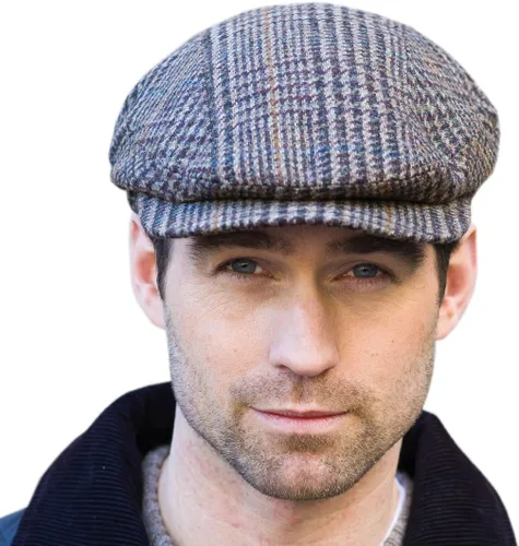 Miniatura 11 de Mucros Weavers Gorra plana irlandesa para hombre, fabricada en Irlanda, 100% tweed irlandés, verde