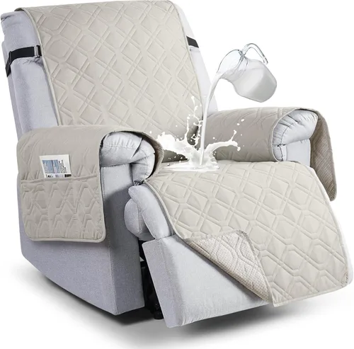 Miniatura 18 de VANSOFY Fundas 100% impermeables para sillas reclinables, funda antideslizante para silla reclinable para perros, protector de muebles, funda