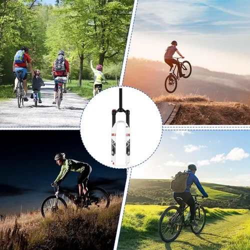Miniatura 6 de MTB Air Suspension Fork，Fit for 26/27.5/29 inch Mountain Bike, 120mm Travel, Rebound Adjust, QR 9mm, Manual/Remote Lockout, XC/AM Mountain Bike