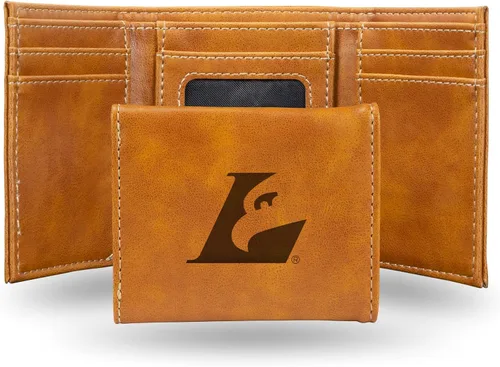 Miniatura 12 de NCAA Rico Industries - Billetera triple grabada con láser, con grabado láser, accesorio para hombre