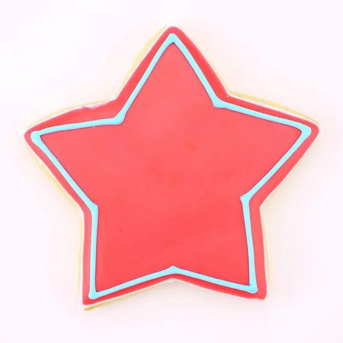Miniatura 8 de Juego de 3 cortadores de galletas Ann Clark Star fabricados en los Estados Unidos, formas de 4 pulgadas, 3.25 pulgadas, 2.75 pulgadas