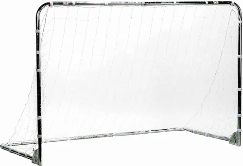 Metas de fútbol de competencia Franklin Sports - Metas de fútbol de acero portátiles para el patio trasero - Meta de fútbol para adultos y jóvenes