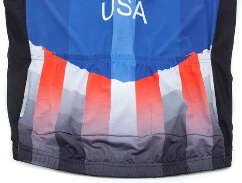 Miniatura 6 de Lo.gas Camiseta de ciclismo de EE. UU. para hombre, manga corta, para ciclismo, con bandera estadounidense, ropa de bicicleta de carretera