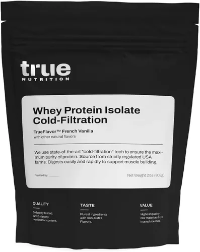Miniatura 11 de True Nutrition Polvo aislado de proteína de suero – Filtrado en frío, 0.95 oz de proteína por porción – Apoya el crecimiento muscular