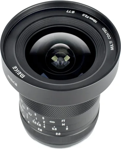 Miniatura 2 de Meike Lente de enfoque manual APS-C ultra gran angular F2.0 de 0.394 in compatible con cámaras Sony E-Mount A6700 A6600 A6400 A5000 A5100 A6000