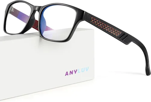 Miniatura 14 de ANYLUV Blue Light Blocking Glasses for Men Women Lightweight Computer Gaming Glasses Anti Eye Strain Rectangle Frame