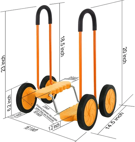 Miniatura 3 de Bicicleta de pedal de equilibrio para niños, vehículo de entrenamiento Hoverbard, scooter de ejercicio de equilibrio de confianza en uno mismo