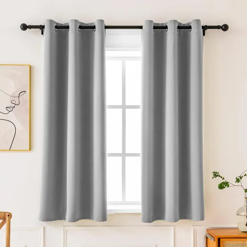 Miniatura 24 de Pickluc Cortinas Opacas Azul Marino para Sala de Estar, Cortinas Bloqueadoras de Luz con Ojales, Aislamiento Térmico, Reducción de Ruido, 52 Azul