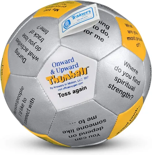 Miniatura 21 de Trainers Warehouse Colección Thumball de 6 pulgadas, 32 indicaciones para conversación, formación de equipos, relación y entrenamiento