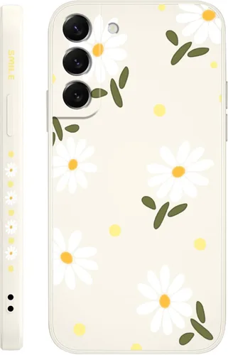 Miniatura 19 de LEECG para Samsung Galaxy S22 Plus, funda de silicona suave con diseños de flores de moda, protector contra caídas y antihuellas para Samsung S22