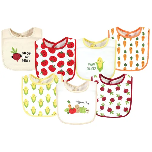 Miniatura 28 de Hudson Baby Baberos unisex de algodón para bebé, Hello World, talla única
