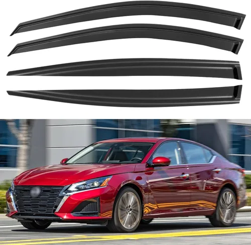 Miniatura 228 de YQAUTEC Viseras de Ventana Protectores de Lluvia para Honda Civic 2022 2023 2024 2025 2026, Deflectores de Viento de Ventilación de Ventana Fuera