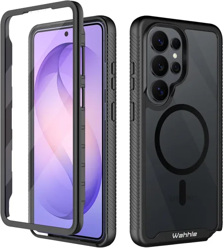 Miniatura 9 de Funda compatible con Samsung Galaxy S22 Ultra, protector de pantalla integrado de cuerpo completo, a prueba de golpes, ajuste delgado, funda