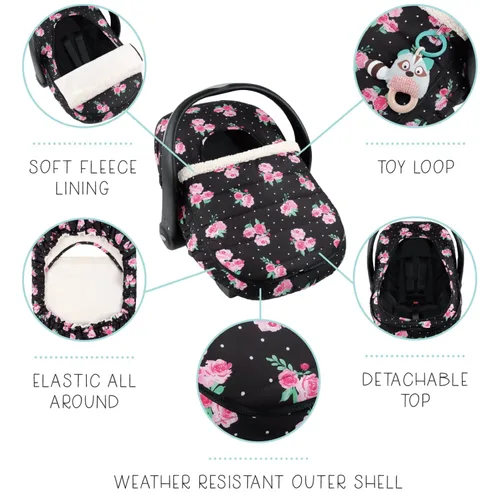 Miniatura 4 de The Peanutshell Funda de asiento de automóvil – Fundas protectoras para bebé, accesorios fáciles de limpiar, resistente a la intemperie, asiento