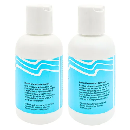 Miniatura 7 de Champú y acondicionador Travel Duo, sin sulfatos, libre de crueldad, extensión segura para el cuidado del cabello sobre la marcha, 3.4 onzas líquidas