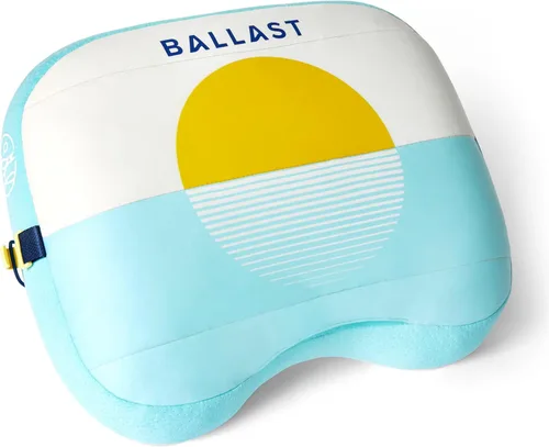 Miniatura 9 de Ballast - Almohada inflable cómoda, duradera y compacta, se mantiene en playas ventosas gracias a la bolsa de arena patentada, para playas, Paraíso