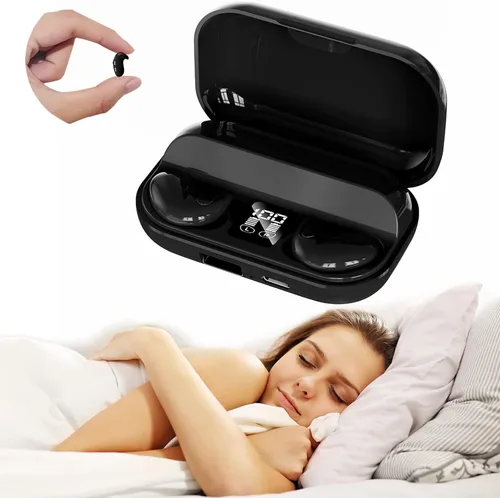 Miniatura 10 de Xmenha Auriculares invisibles inalámbricos Bluetooth para dormir pequeños auriculares para dormir de lado