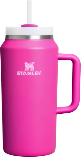 Miniatura 154 de Stanley Quencher H2.0 - Vaso de acero inoxidable con asa, pajilla y tapa FlowState giratoria de 3 posiciones; aislamiento térmico, sin BPA; apto