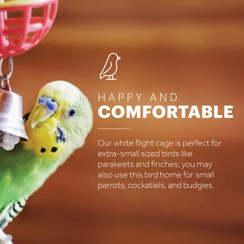 Miniatura 2 de Prevue Productos para mascotas Jaula para aves Blanca Blanco