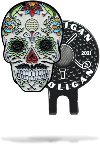 Miniatura 18 de MULLIGAN HOOLIGAN® Marcador de pelota de golf + clip magnético para sombrero Esmalte de alta calidad Regalo divertido para los amantes del golf
