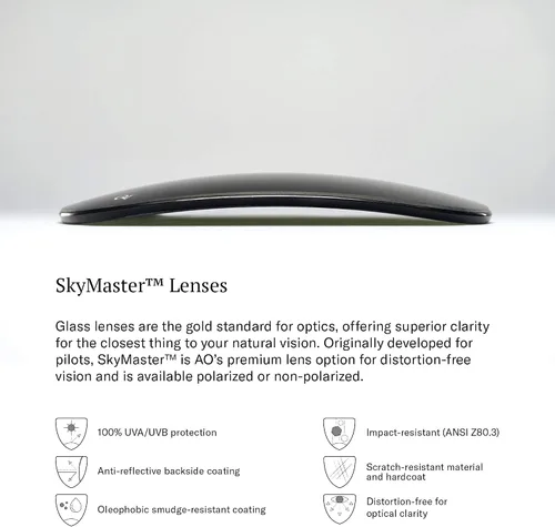 Miniatura 6 de AO Original Pilot Sunglasses - SkyMaster Glass Lenses