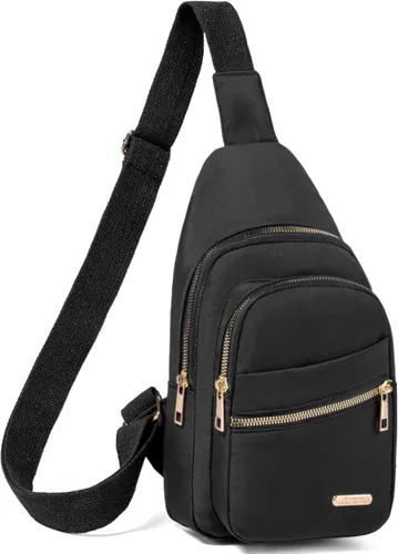 Miniatura 16 de Banelu Mochila Pequeño Bolso Bandolera para Mujeres de Moda, Bolso Pequeño de Cadera de Cruz Mochila de Senderismo de Viaje