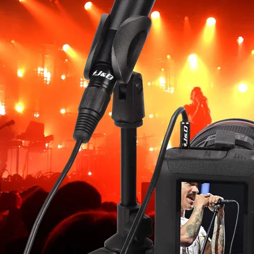 Miniatura 4 de J&D Cable de micrófono XLR a 0.138 in, carcasa de PVC XLR hembra a 0.138 in 1/8 pulgadas TRS macho equilibrado Cable XLR a TRS Adaptador de 1/8