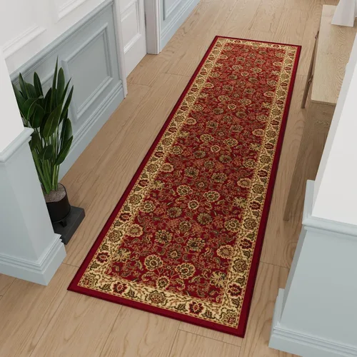 Miniatura 15 de Ottomanson Alfombra de 5 x 6,6 pies para sala de estar, alfombra oriental para dormitorio - alfombra grande para piso antideslizante y duradera