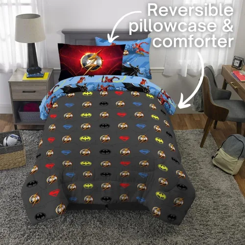Miniatura 158 de Franco - Juego de edredón y sábanas supersuaves con funda, para niños, 7 piezas, tamaño matrimonial, Five Nights At Freddy's Cinco noches en Freddy's