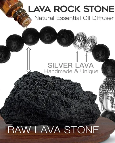 Miniatura 3 de Pulsera para hombre pulseras de cristales y piedras curativas para hombres pulseras de cuentas de cristales curativos regalos para hombres