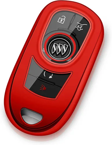 Miniatura 8 de Funda para Llavero de Buick Funda para Llavero de Coche Protector de Llave Estuche para Llavero Soporte para Cadena de Llaves Accesorios Plateado