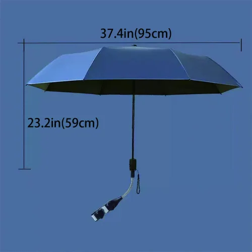 Miniatura 2 de Cochecito de paraguas para paraguas de bebé, dispositivo de fijación con clip UPF 90+, protección UV, silla de paseo, parasol y accesorio